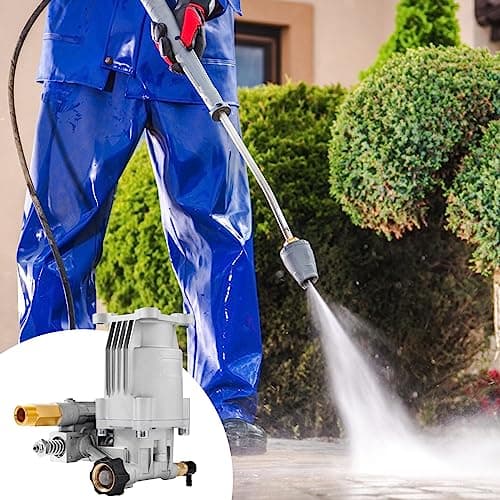 VEVOR Pressure Washer Pump, 3/4" Shaft Horizontal, 2500-3400PSI, 2.5 GPM, Replacement Power Washer Pumps, Parts Washer Pump, Compatible with Honda, Simpson, RYOBI, Briggs & Stratton, Subaru, Craftsman 8