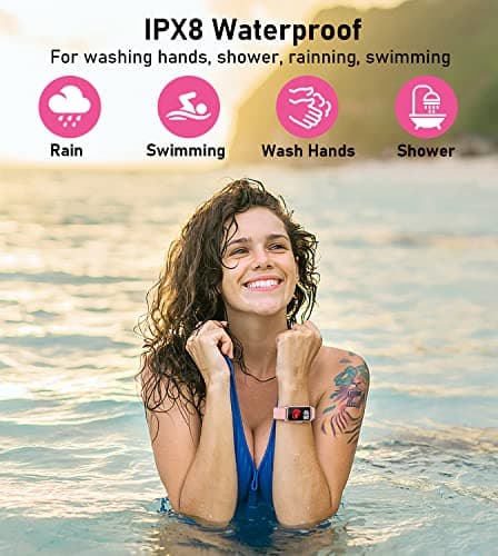 Smart Watch Health Fitness Tracker with 24/7 Heart Rate, Blood Oxygen Blood Pressure Sleep Monitor, 115 Sports Modes, Step Calorie Counter Pedometer IP68 Waterproof for Android and iPhone Women Men 7