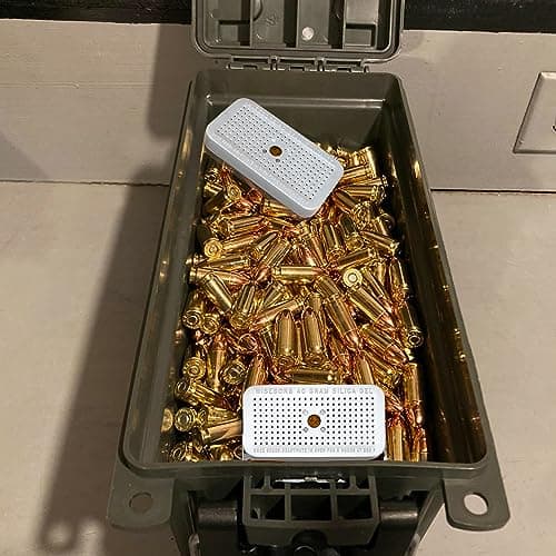 Wisesorb 40 Gram Pack of 4 Silica Gel Canister, Gun Safe Dehumidifiers (Orange to Green), Reusable Desiccant Moisture Absorber for Car, Closet 9