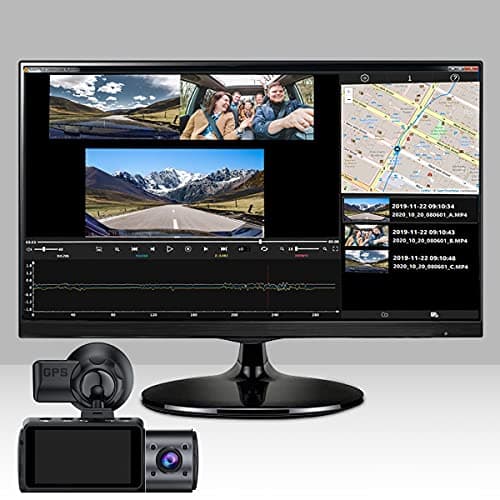 VANTRUE N4 Dash Cam GPS Receiver Module Type C USB Port Car Suction Cup Mount for Windows and Mac 7