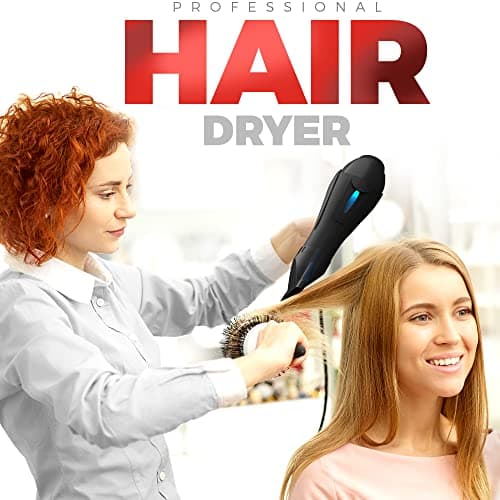 Professional 2200W Diffuser Hair Dryer for Curly and Natural Wavy Hair, Low Noise Negative Ionic Blow Dryer with Diffuser, The New Upgraded Motor & Ceramic Technology for Fast Drying by BELLFORNO 8