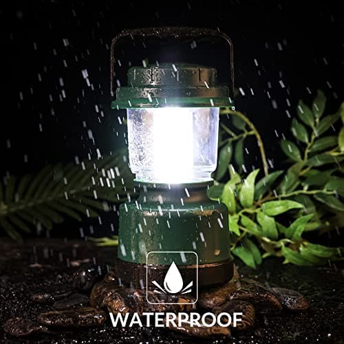 LED Camping Lantern, COB Battery Lanterns 4D Batteries Powered 2500LM, Water Resistant Emergency Light for Power Outage, Hurricane, Hiking 6