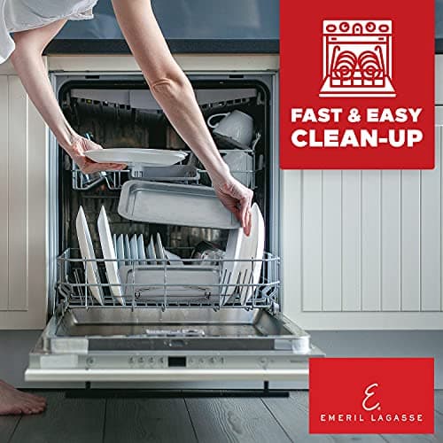 Emeril Lagasse Everyday 360 Stainless Steel Air Fryer, 360° Quick Cook Technology, XL capacity, 9-in-1, 12 Pre-Set Cooking Functions including Bake, Rotisserie, Broil, Pizza, Slow Cook, Toaster 6