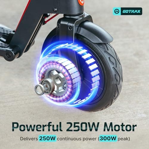 Gotrax GXL V2 Electric Scooter, 8.5" Solid Tire, Max 12 Mile and 15.5Mph Speed Power by 250W Motor, Lightweight 25.95lb, Cruise Control Aluminum Alloy Frame Foldable Commuting Escooter for Adults 5