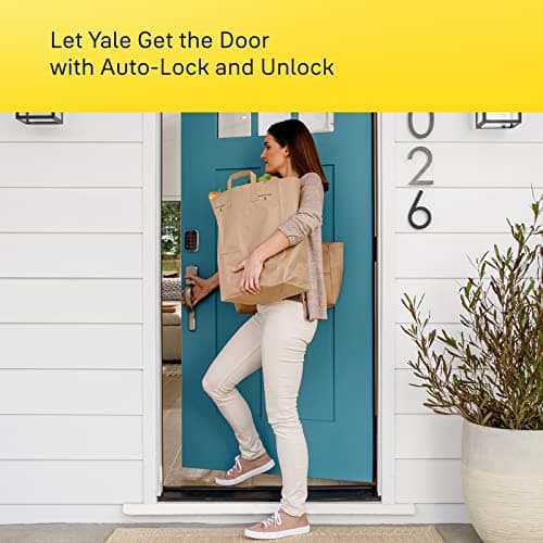 Yale Security Assure Lock 2 Deadbolt, Satin Nickel Keyed Smart Entry Door Lock with Wi-Fi Connected Keypad for Code Entry and Remote Access, YRD410-WF1-619 6