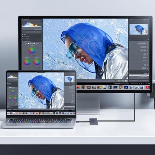 USB C to HDMI Adapter, USBC Adapter HDMI with Multiport to TV Monitor Projector with 4K Output, 100W PD & USB 3.0 for MacBook Pro/Air, Laptop, iPad,iPhone 8