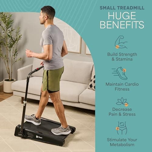 Lifepro Pacer Mini Smallest Portable 30in Small Mini Walking Pad Treadmill Installation Free, Adjustable Incline, Under Desk Work Compact Treadmills for Home/Office - Max Load 220Lbs & Speed 3MPH 7