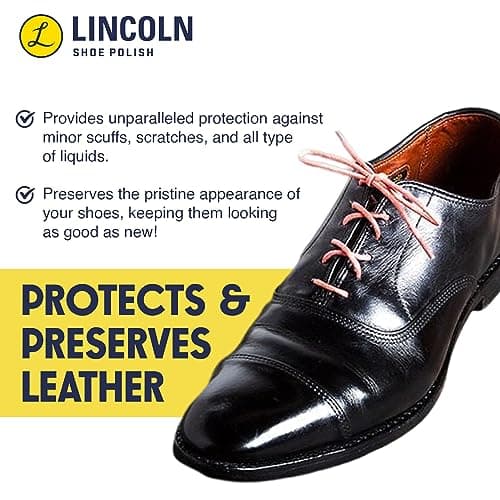 Lincoln Shoe Polish Wax - 2-1/8 oz | Made in USA Since 1925 - Light Brown 6