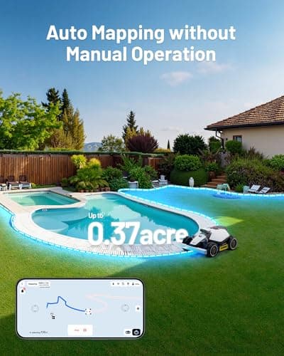 Mammotion LUBA mini AWD 1500H Robot Lawn Mower with 4G for 0.37 Acre, All-Wheel-Drive for 80% Slope, No Perimeter Wire, UltraSense AI Vision+RTK Auto-Mapping, Cutting Height 2.2"-4.0" 6