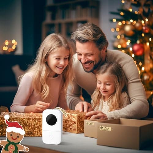 Phomemo Label Printer- D30 Label Maker Machine with 3 Roll Adhesive Label Thermal Paper, Back to School Supplies for Kids,Teacher, Sticker Printer,for Office Home Organization (USB Rechargeable)-White 8