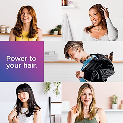 Shark HD112BRN Hair Blow Dryer HyperAIR Fast-Drying with IQ 2-in-1 Concentrator and Styling Attachments, Auto Presets, Rotatable Hot Air Brush, No Heat Damage, Ionic, Stone (Renewed) 7