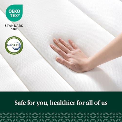ZINUS 12 Inch True Support Hybrid Mattress [New Version], King, Fiberglass Free, Medium Feel, Motion Isolation, Certified Safe Foams & Fabric, Mattress in A Box 5