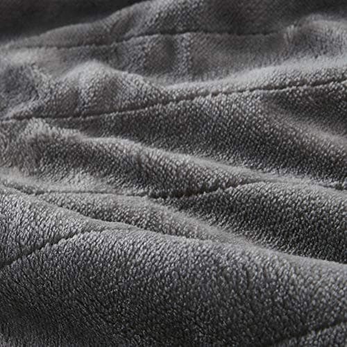 Beautyrest Wearable Electric Poncho Wrap Blanket, Ultra Soft Sherpa & Berber Fleece Heated Throw with Low EMF,UL Certified & OEKO-TEX,3 Heat Settings & 2 Hour Auto Shutoff, Gift-Ready, 50" x 64",Grey 7
