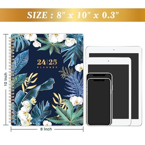 Planner - Planner 2024-2025 from July 2024 to June 2025, 8" x 10" 6