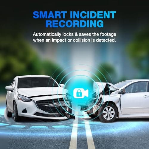 Type S T402 4K Dual View 2-Channel Dash Cam with Adaptive AI-Powered Driver Assistance and 1080p Interior Surveillance Cam 5