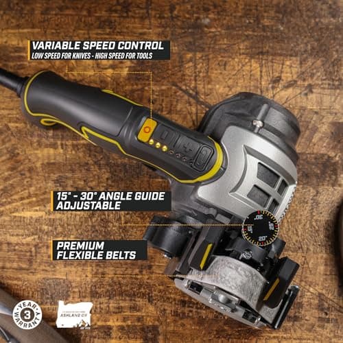 Work Sharp Ken Onion Knife Sharpener Tool - Adjustable Knife Sharpening System - For Knives, Scissors, Serrated Blades, & Tools 9