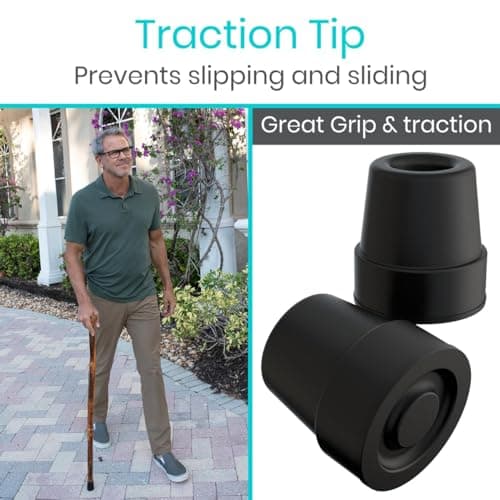 Vive Wooden Walking Stick Cane - for Men, Women, & Seniors - 36 Inch Single Point Rubber Tip with Willow Handle - Ergonomic Grip for Balance & Stability - Lightweight Elderly Assistance Product (Wood) 6