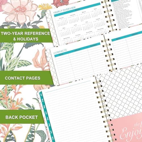 2025-2026 Academic Planner – Weekly ＆ Monthly Planner from Jul. 2025 – Jun. 2026, 6.4" x 8.5" with Tabs, Flexible Hardcover, Thick Paper, Strong Twin-Wire Binding, Back Pocket, Inspirational Quotes 5