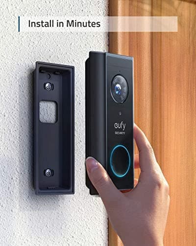 eufy Security Wireless Video Doorbell S220 Add-on with 2K Resolution Video, Easy Self-Installation, Enhanced Home Security, Cost-Effective, Compatible with HomeBase 3 6