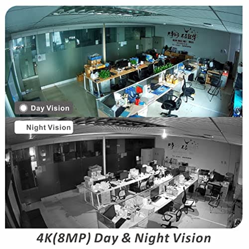 Inwerang 4K 2.5'' PoE PTZ IP Camera with Mic/Audio, 8MP IP Dome Security Camera, Waterproof IP66, 60ft IR Night Vision, Pan 0~355° Tilt 0~90°, 2.8mm Lens, Compatible with Third-Part NVRs Softwares 5