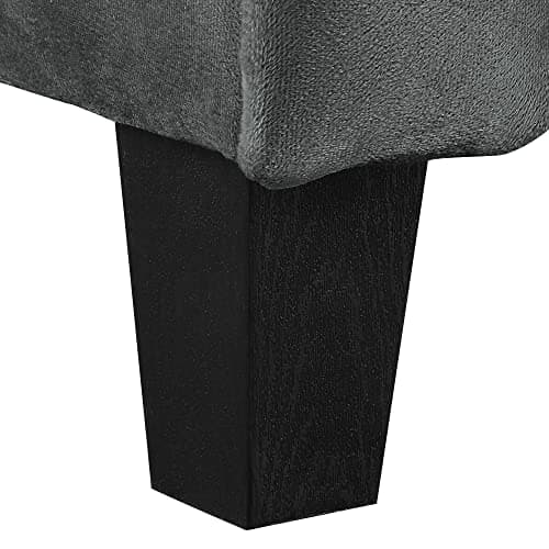 Studio Living Harrington 80.3" Sofa, Transitional Modern, Pocket Coil Comfort, Easy Assembly, Microfiber Fabric, Dark Grey 7