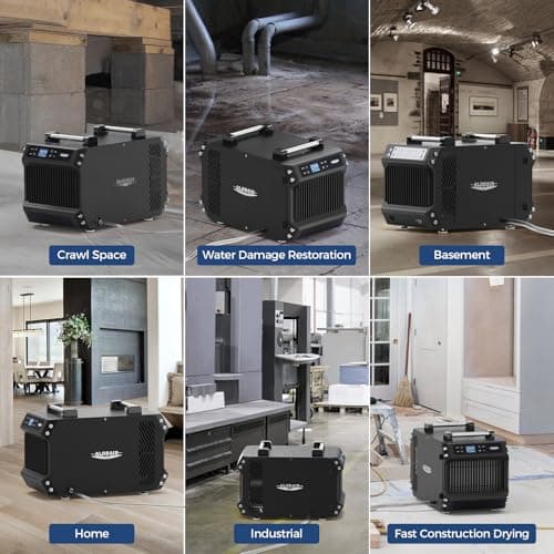 ALORAIR 145 Pint Crawl Spaces Dehumidifier with Pump and Drain Hose, Auto Defrost for Crawlspaces, Commercial, Basements, and Large Rooms up to 1800 Sq.Ft 7