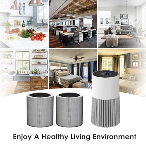 Flintar C610 Replacement Filter Z, Made in Taiwan, Compatible with Winix C610 Air Purifier, 1712-0121-00, 3-in-1 H13 True HEPA with Activated Carbon and Pre-Filter, 2-Pack 6