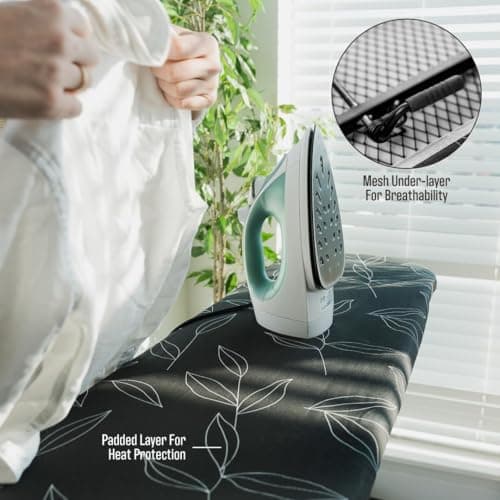 Iron Board - Standard Ironing Board - Full Size Ironing Board - Home Essentials - Sturdy Iron Table - Ironing Board by Brelle 5