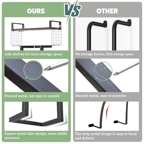 Loteba Towel Rack Wall Mounted for Bathroom. Multi-Functional Bath Floating Shelves with Towel Rack, Paper Holder and Storage Basket Over The Toilet for RV Camper or Small Space 4