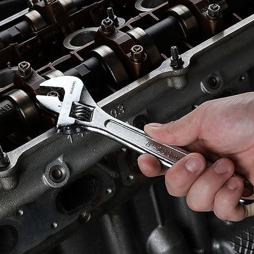 WORKPRO 4-piece Adjustable Wrench Set, Forged, Heat Treated, Chrome-plated (6-inch, 8-inch, 10-inch, 12-inch) 7