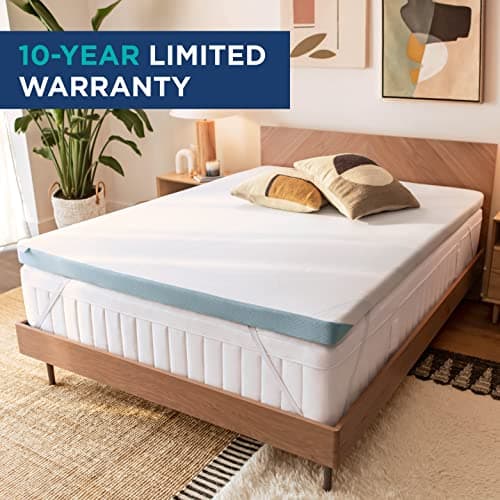 Tempur-Pedic TEMPUR-Adapt + Cooling 3-Inch Twin Mattress Topper Medium Luxury Premium Foam, Washable Cover, Medium Cooling Topper,white 11