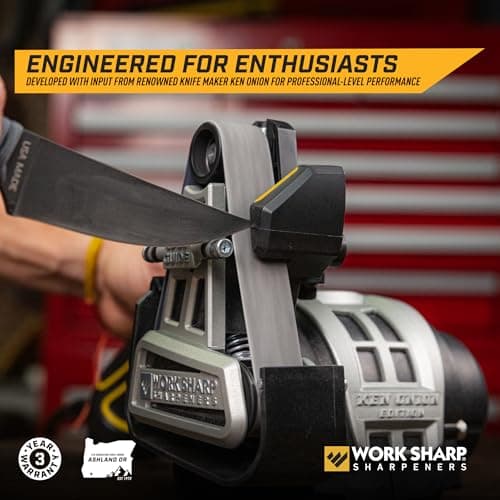 Work Sharp Ken Onion Knife Sharpener Tool - Adjustable Knife Sharpening System - For Knives, Scissors, Serrated Blades, & Tools 6