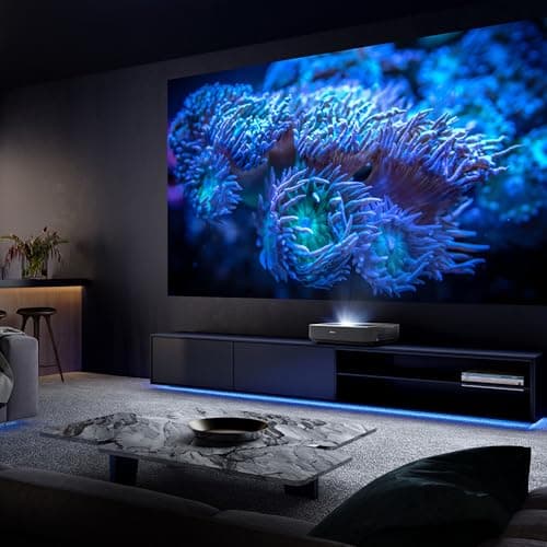 Hisense PL1 Ultra Short Throw Home Theater Smart Projector, 80"-120", 4K UHD, Dolby Vision & Atmos, HDR10, Google TV, Netflix, 2200 ANSI Lumens 10