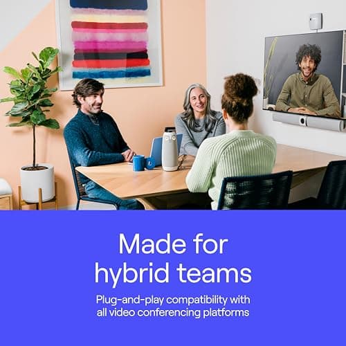 Owl Labs Meeting Owl 3 - 360° 1080p HD Conference Room Camera, AI-Driven Speaker-Tracking, 18-Foot Mic Pickup - Certified for Microsoft Teams - Works with Zoom, Google Meet - Plug & Play Setup 6