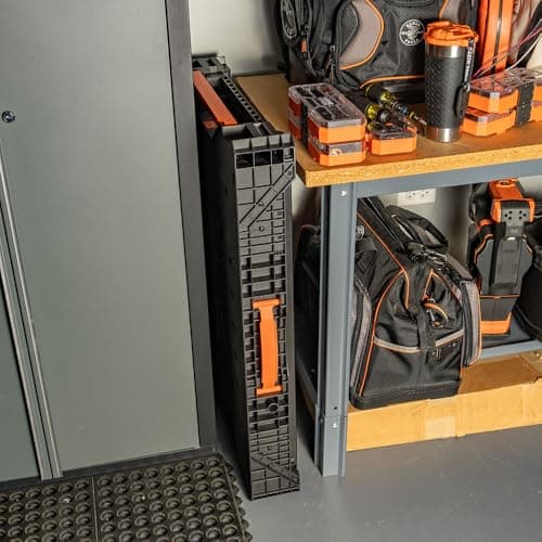 Klein Tools 54410MB MODbox Work Bench, Folding Work Table, Lightweight Portable Workstation, 1000-Pound Capacity, 39.25 x 23.75 x 30.9-Inch, Compatible with MODbox Rail System 13