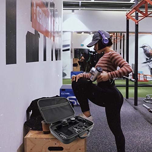 tombert 2024 Carrying Case for Hypervolt 2 Pro, Hypervolt Plus, 5 Attachment Slots Portable Storage Box for Portable Massage Gun (Case Only) 2