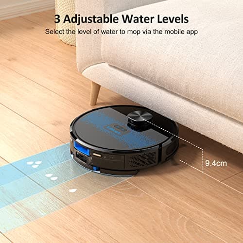 Lubluelu Robot Vacuum Self Emptying,Hands-Free Up to 60 Days,4000pa Robot Vacuum and Mop Combo, Lidar Navigation,WiFi/App/Alexa,Self-Charging,3 in 1 Robotic Vacuum for Pet Hair Hard,Floor,Carpet 5