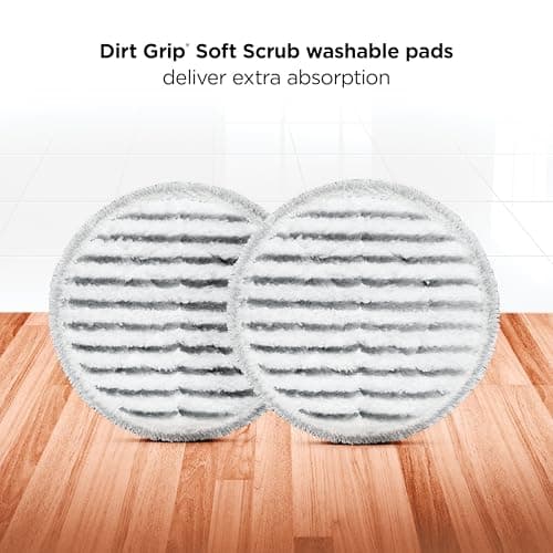 Shark Steam & Scrub All-in-One Scrubbing and Sanitizing Hard Floor Steam Mop, 2 Steam Modes, 2 Dirt Grip Soft Scrub Pads Included, XL Removable Water Tank, Swivel Steering, Teal, S8002BRN 7