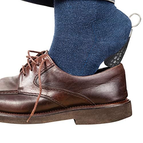 Mini Travel Shoe Horn Shoehorn Keychain Travel Portable Lifters Leather s Small Helper Tool with Key Holder for Men Women Pregnancy Senior Black 8