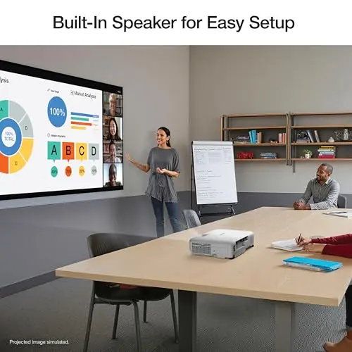 Epson EX3290 3-Chip 3LCD WXGA Projector 4000 lumens for both color and white brightness, 2x HDMI, Built-in Speaker 6