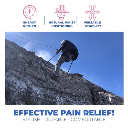in-Motion Forearm Crutches | Spring Assist Crutches for Adults | Walking Crutch with Ergonomic Handles | Articulating Tips | Size Tall (5'3" - 6'8") | Lightweight & Durable | Charcoal | 350lb Capacity 9