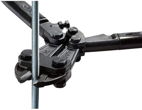 Edward Tools Bolt Cutter 12” - Heavy Duty Forged T8 Steel Blade Cuts Steel Wire, Chain Link Fence, Metal Rods, and Screws - Cutters Ergonomic Rubber Grip Handle 7