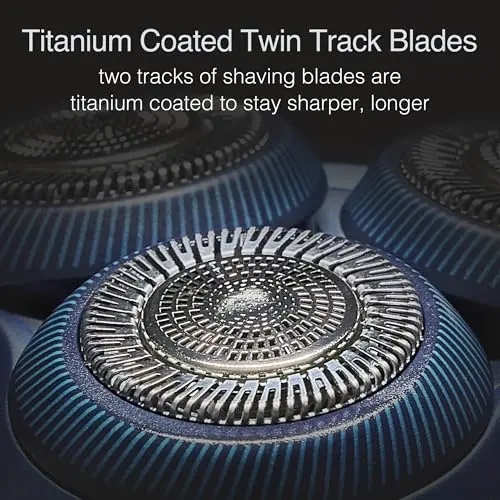 Remington Limitless X7 Shaver for Men, Titanium Blades and Power Sense Technology, Advanced Performance Foil Rotary Electric Shaver with PivotBall for Sensitive Skin Comfort, 100% Waterproof. 8