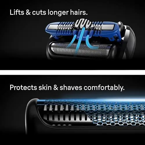 Braun Electric Shaver for Men, Series 7 7177cc, Wet & Dry Shave, Turbo & Gentle Shaving Modes, Waterproof Foil Shaver, Space Grey 8