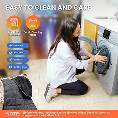 Goallim Portable USB Heated Blanket, 3 Heat Settings Heated Blanket 3 Hrs Auto Off, 58”x38” with Overheat Protection Fast Heating for Home Office Outdoor Camping Travel(Battery Pack Not Included) 7