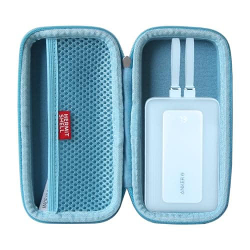 Hermitshell Hard Travel Case for Anker Zolo Power Bank, 10,000mAh /20,000mAh 30W Portable Charger (Blue)