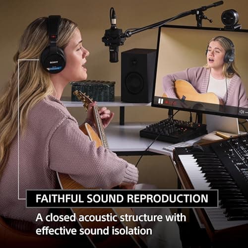 Sony MDR-M1 Professional Reference Closed Monitor Headphones 6