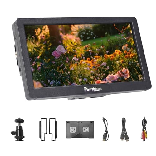 Portkeys HD7H 7'' Camera Monitor 1000nit High Brightness Field Monitor with Top Shortcut Keys Suitable for DSLR Camcorder