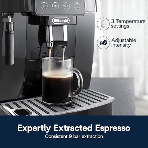 De'Longhi Magnifica Start Automatic Espresso Machine with Manual Milk Frother & Built in Grinder - 3 One-Touch Recipes, Easy-to-Clean, Home Barista Coffee Maker for Lattes, Cappuccino, Iced Coffee 5