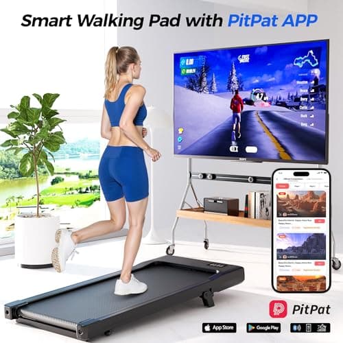 SupeRun Walking Pad with Incline, Under Desk Treadmill, 3 in 1 Portable Treadmills for Home with Remote Control LED Display, 2.5 HP Quiet Mini Treadmill for Office Home Use, 300 Lbs Capacity 8